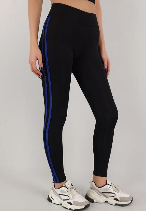 Colanti vatuiti,negri,cu dungi,albastre,Engros